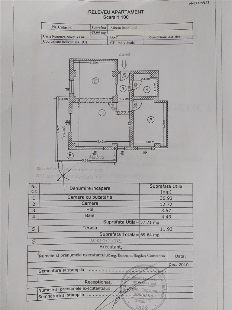 Vanzare apartament 3 camere Rezervelor Rezervelor