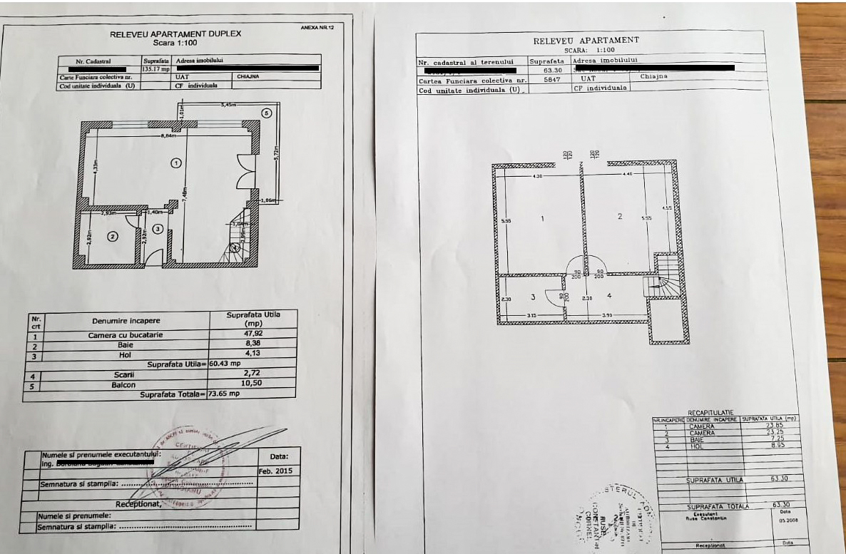 Ap. 3 camere de tip DUPLEX,  137 MP, Str. Gladiolelor, Nr 7, 0%COMISION !